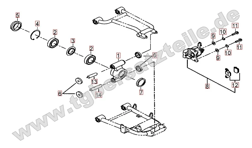 Hinterradachse Hinterradachse