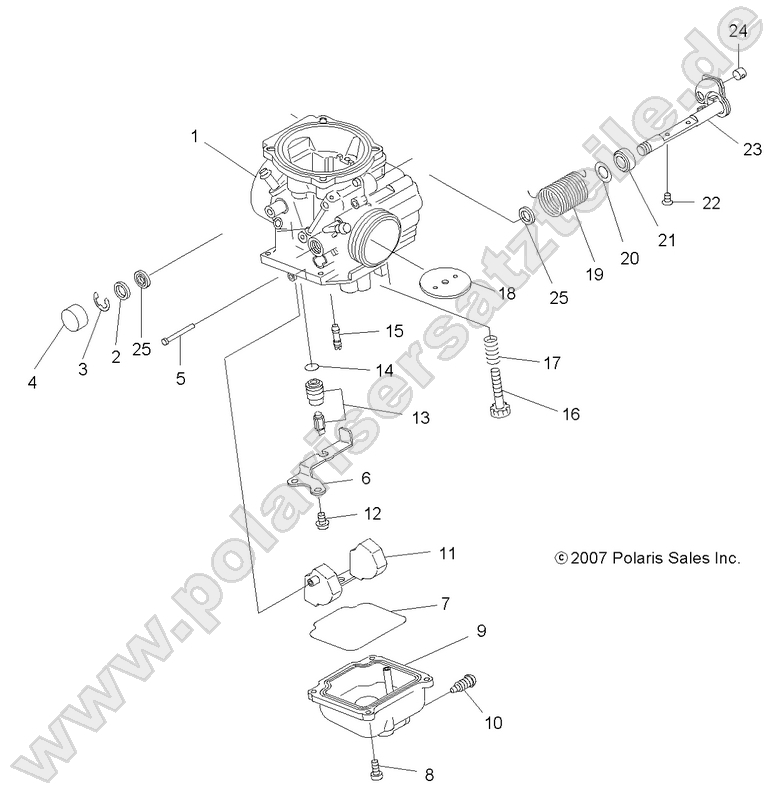 ENGINE, CARBURETOR LOWER ENGINE, CARBURETOR LOWER