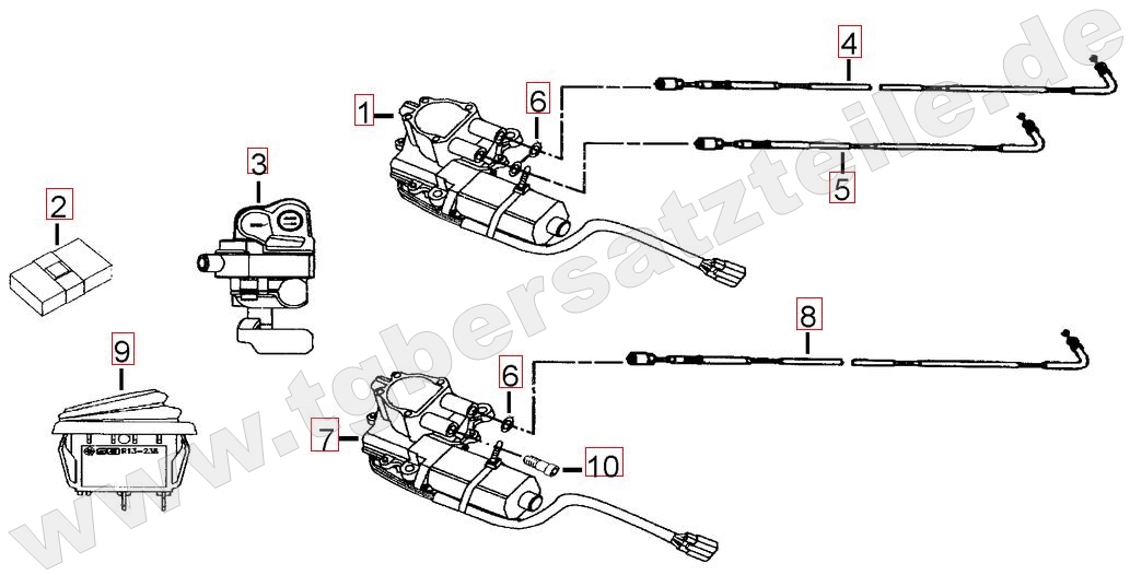 Stellmotor Differenzialsperre