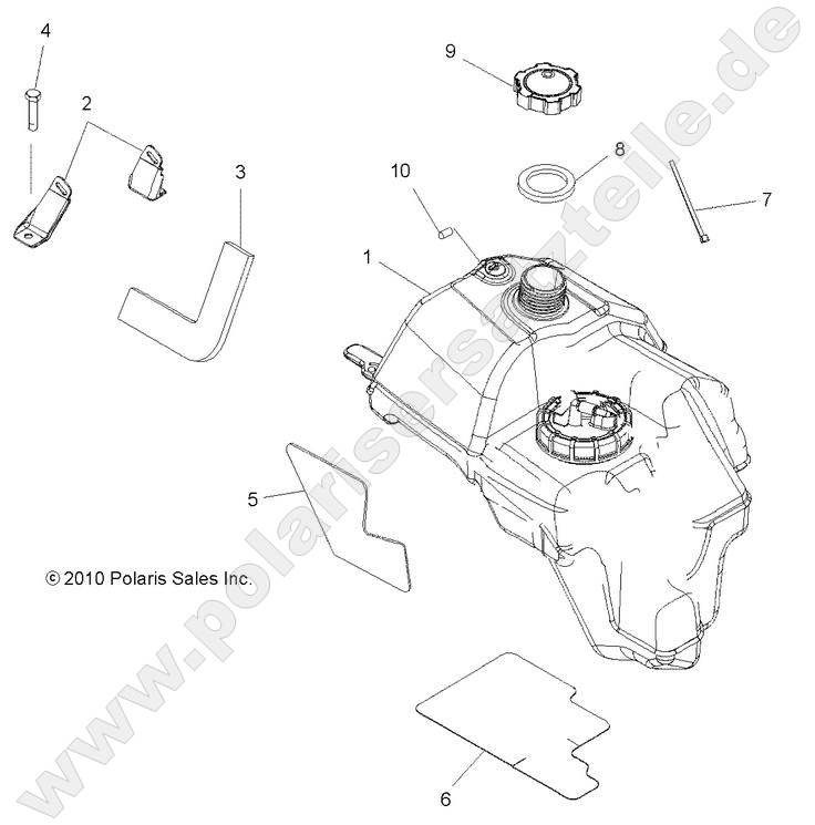 BODY, FUEL TANK ASM.