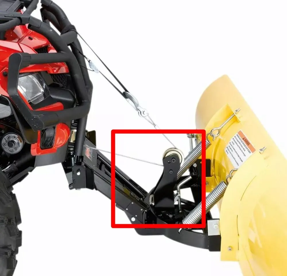 Moose-Utility-Division-Seilwinden-Umlenkrolle-Anhebehilfe-HD-fuer-Moose-Plow-Schneeschild-45010979-3 Moose Plow Schneeschild Set mit RM4 Frontmontage 152 cm 60" - Suzuki LTA KIng Quad