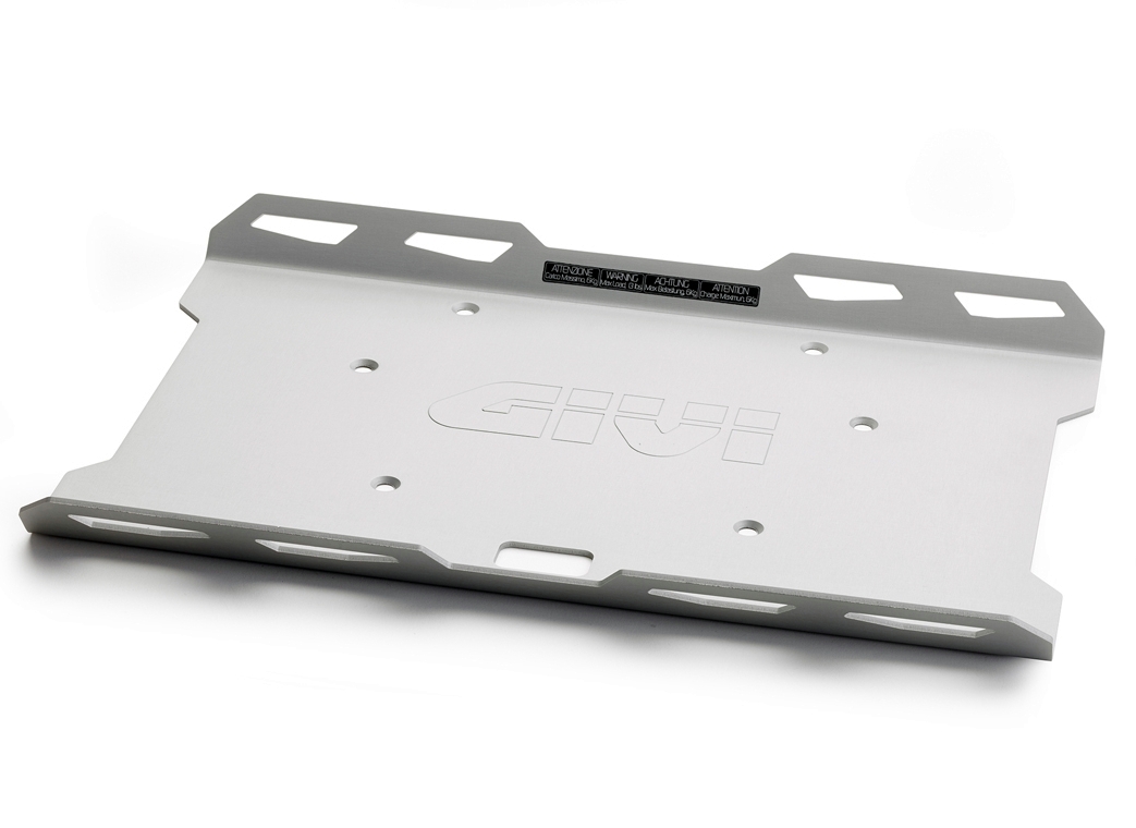 Givi Plattenverbreiterung Aluminium EX2M für Monokey und Monorack Topcaseträger 