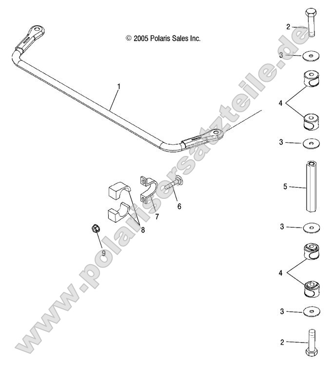 Suspension, Rear Stabilizer Bar