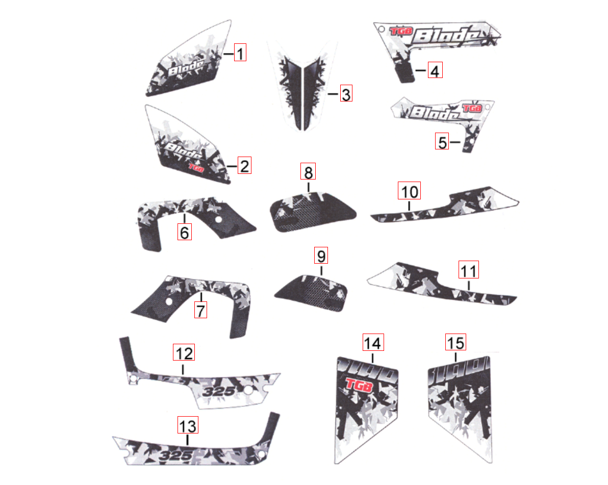 Aufkleber 2 für schwarzes Fahrzeug