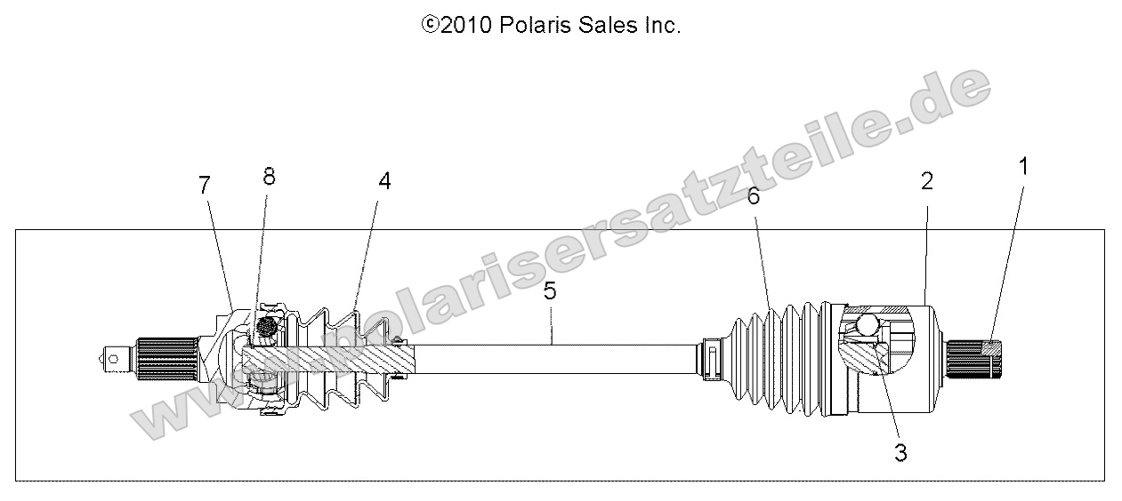 Drive Train, Drive Shaft, Front