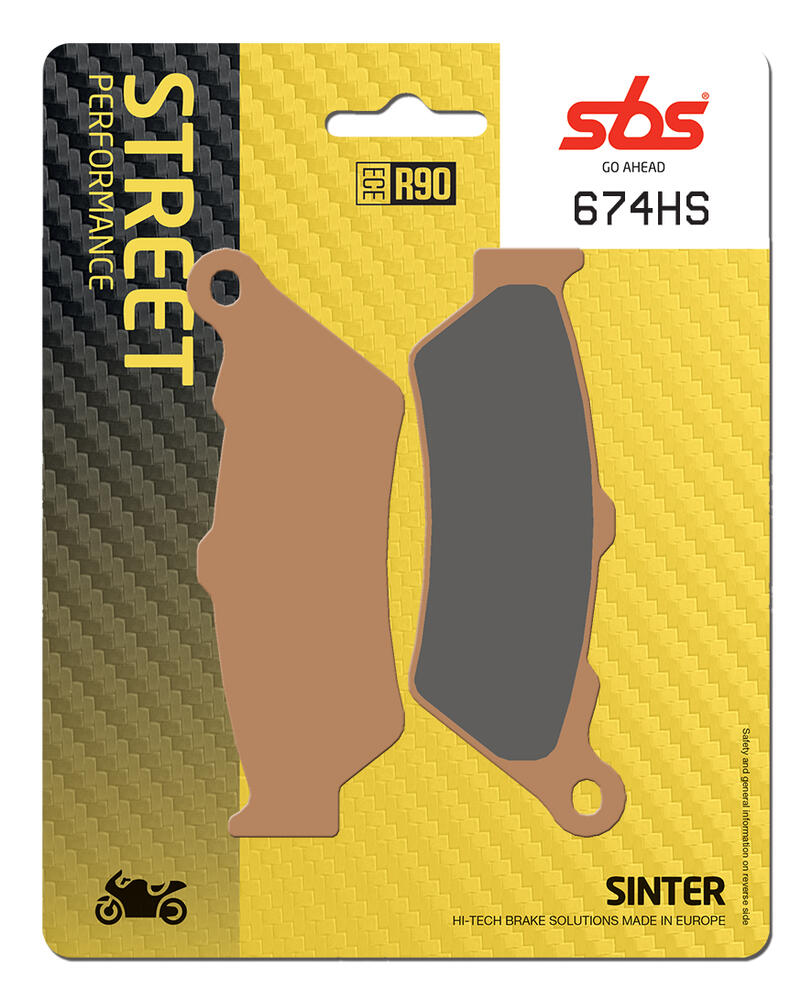 SBS_674_HS SBS Bremsbeläge HS Street Sintermetall ABE - 674HS