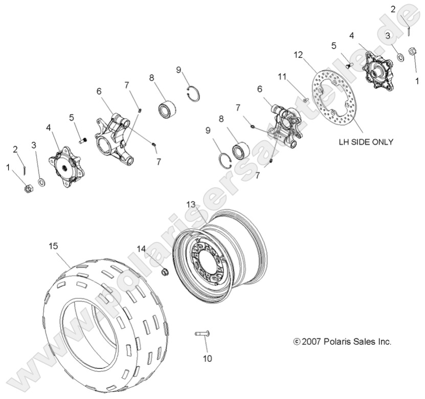 WHEELS, REAR WHEELS, REAR