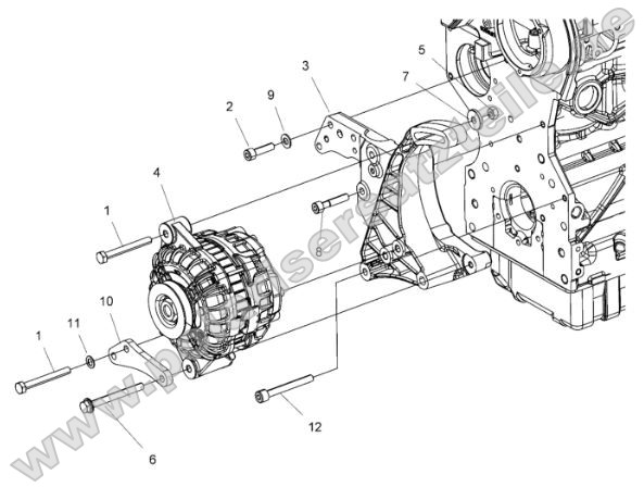 Engine, Alternator Engine, Alternator