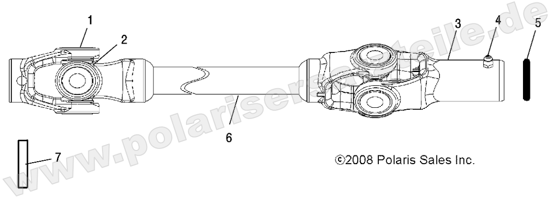 DRIVE TRAIN, PROP SHAFT