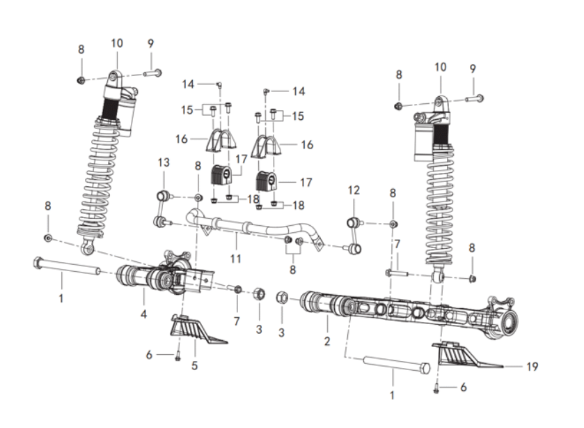 Hinterradaufhängung