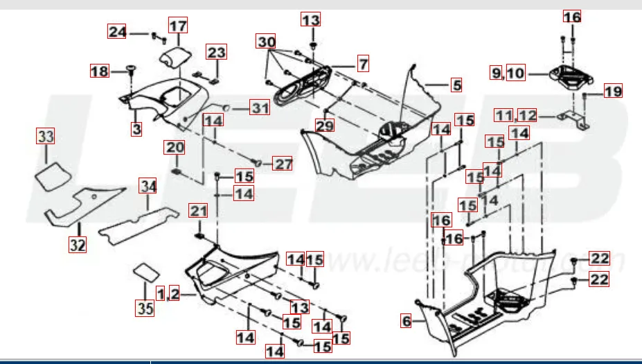 Fusstütze-Tankabdeckung Fusstütze-Tankabdeckung