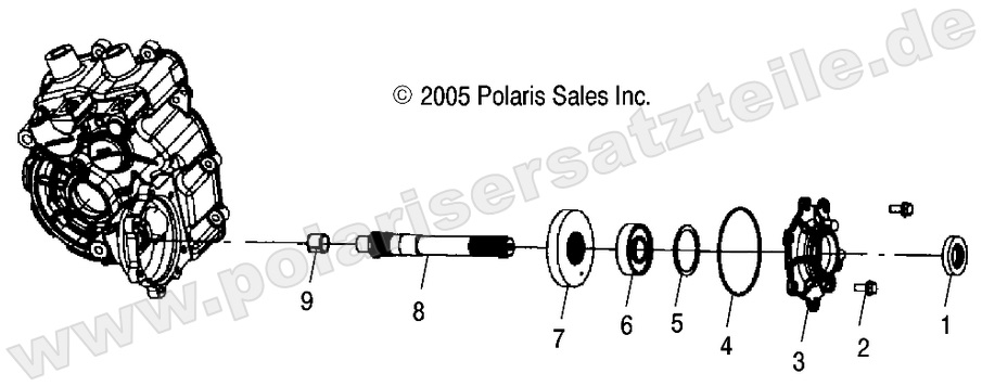 DRIVE TRAIN, MAIN GEARCASE OUTPUT SHAFT DRIVE TRAIN, MAIN GEARCASE OUTPUT SHAFT