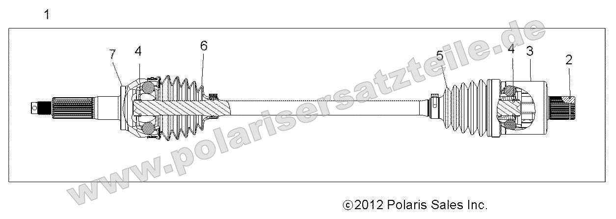 Drive Train, Rear Drive Shaft Drive Train, Rear Drive Shaft