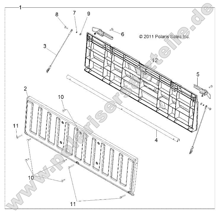 Body, Tailgate Asm. Body, Tailgate Asm.