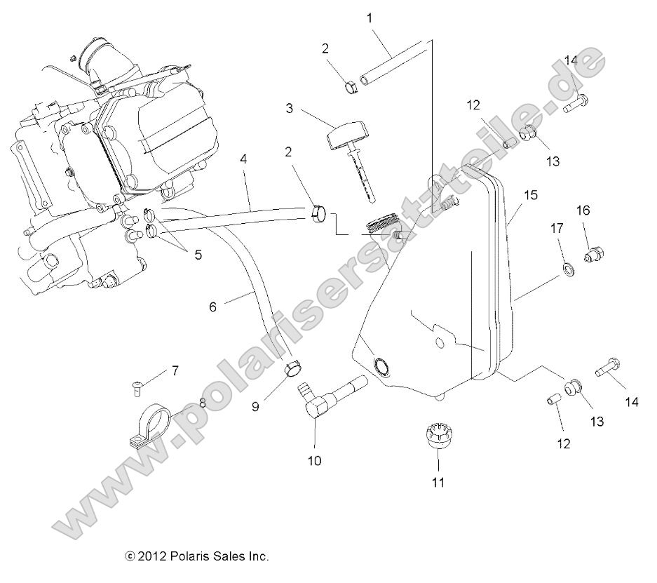 Engine, Oil System and Oil Tank Engine, Oil System and Oil Tank