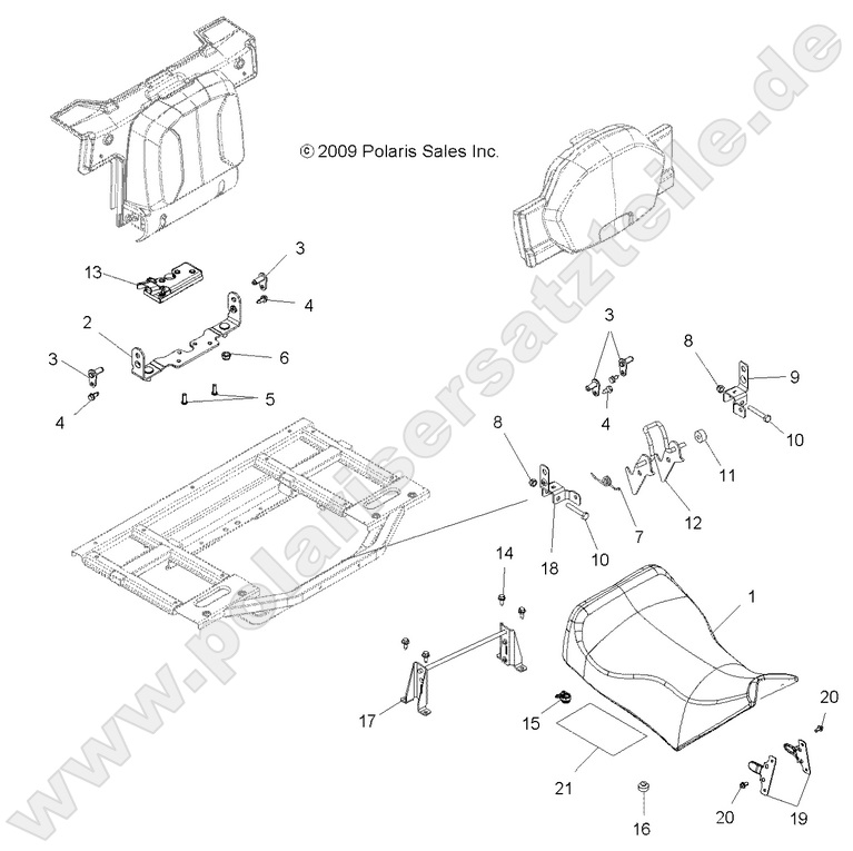 BODY, SEAT, OPERATOR BODY, SEAT, OPERATOR