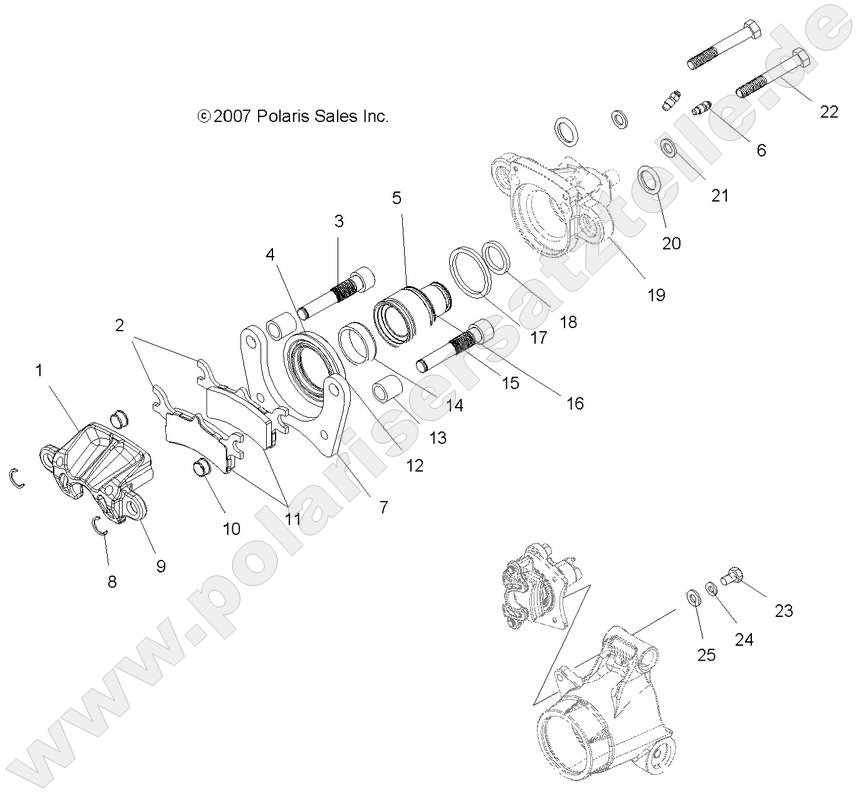 BRAKES, REAR CALIPERS BRAKES, REAR CALIPERS