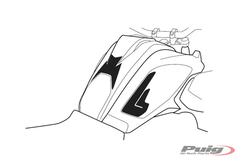 defaultu1tjvXOXK4q8v PUIG TANK PAD + SEITENTEILE BMW R1200GS 17' KARBON-OPTI - 9463C