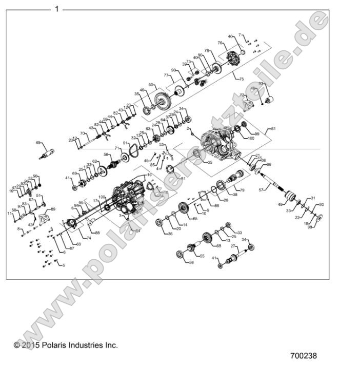 Drive Train, Main Gearcase R16RME57A9 Drive Train, Main Gearcase R16RME57A9