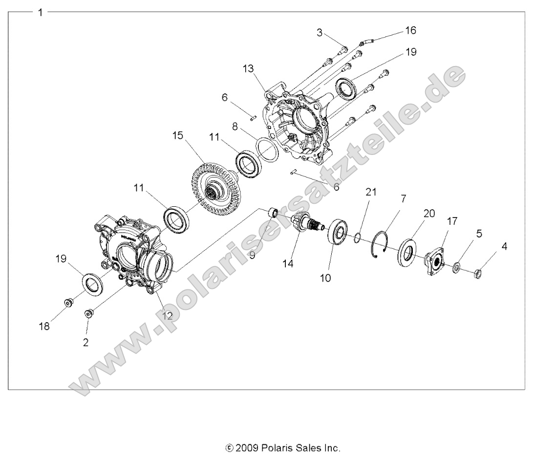 Drive Train, Rear Gearcase Internals