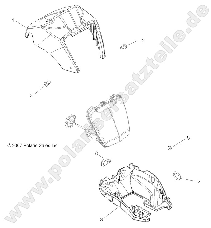 BODY, HEADLIGHT POD BODY, HEADLIGHT POD