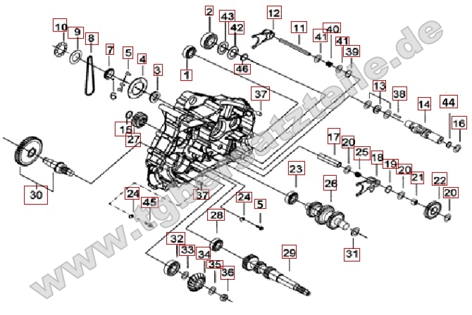 Motorgehäuse links (2)