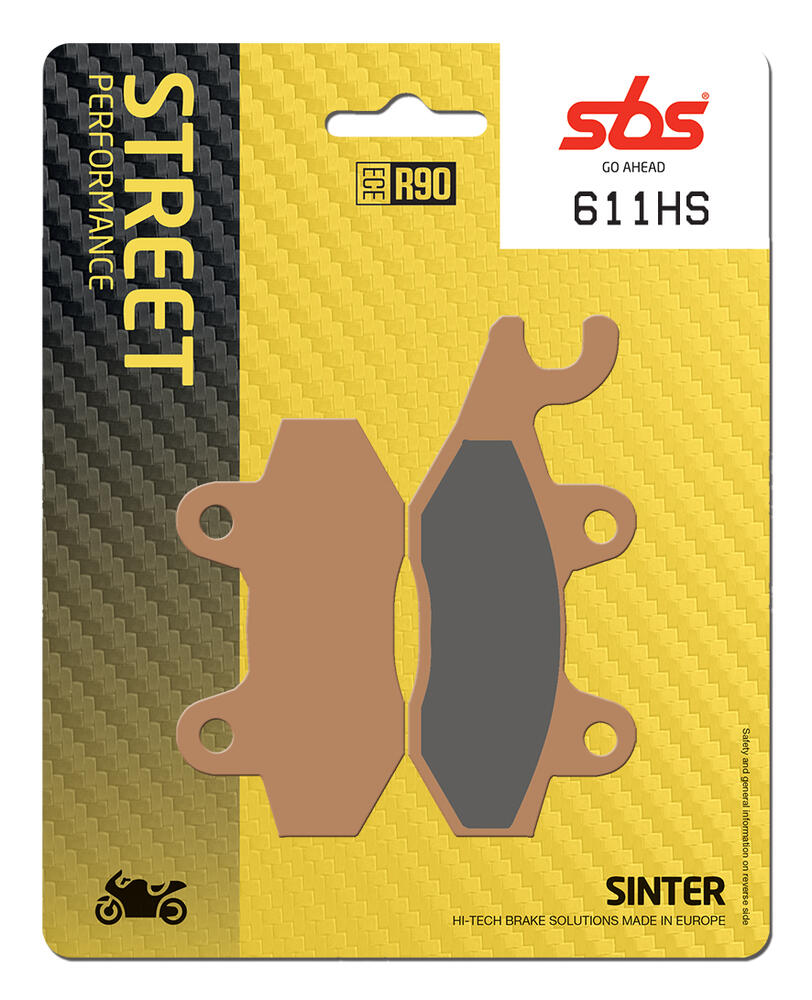 SBS_611_HS SBS Bremsbeläge HS Street Sintermetall ABE - 611HS