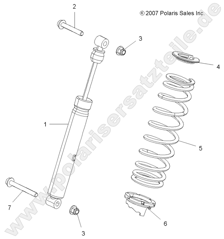 SUSPENSION, SHOCK, REAR