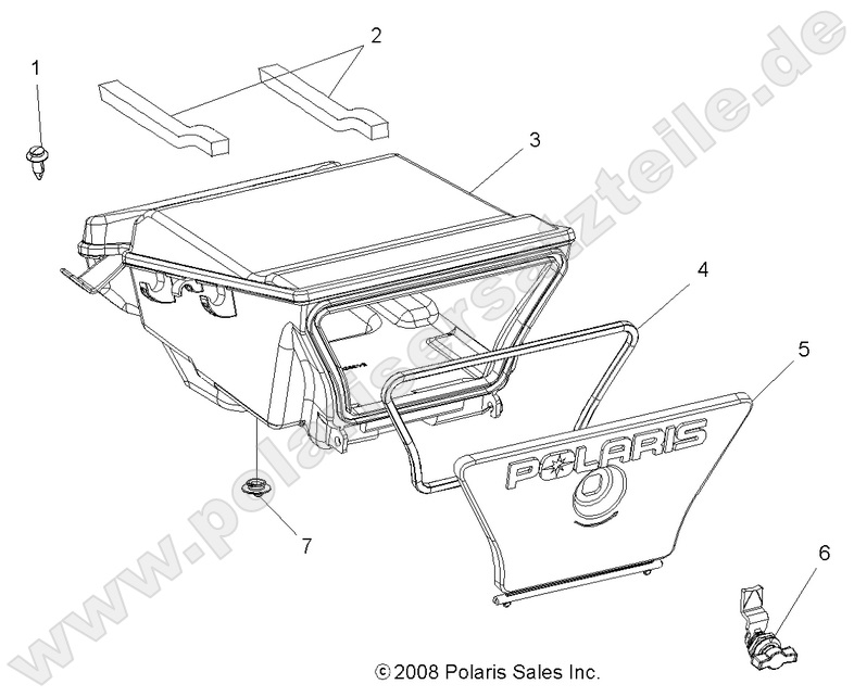BODY, REAR STORAGE BOX BODY, REAR STORAGE BOX