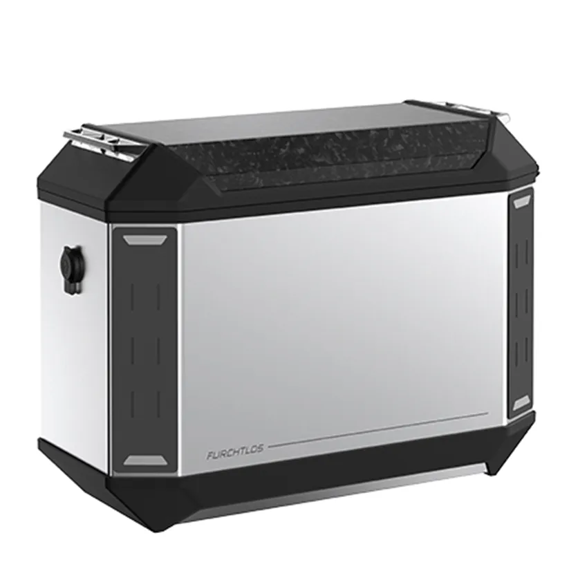 Furchtlos RANGER ADV Alu Seitenkoffer rechts - 36 Liter - Aero Aluminium