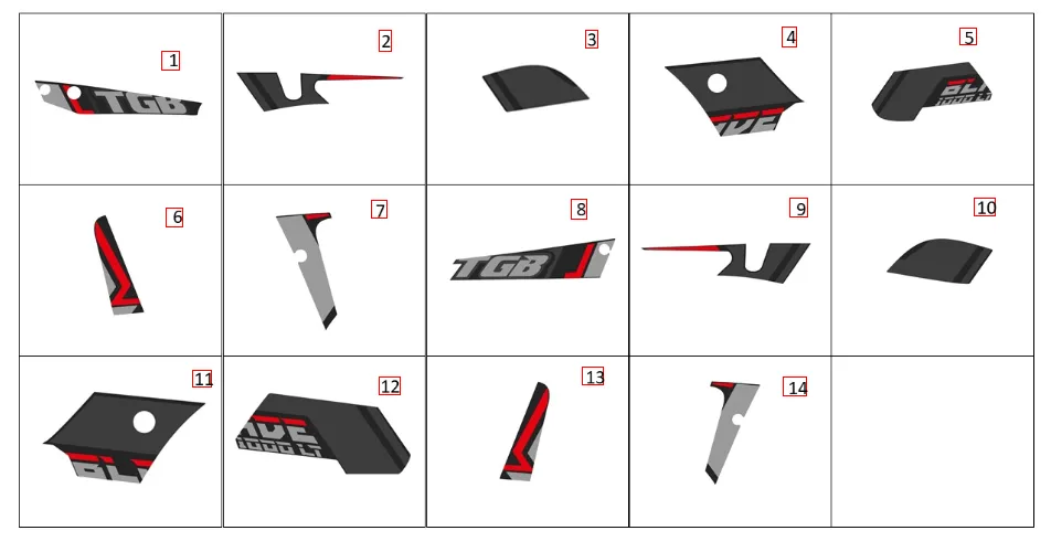 Aufkleber 2 quarzgrau-metallic