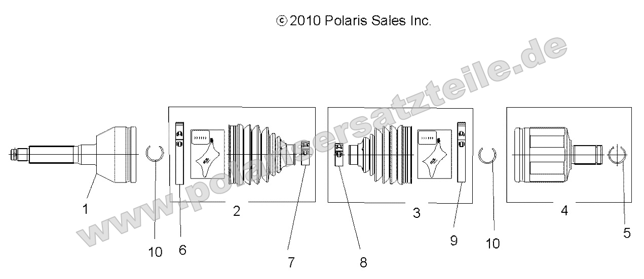 Drive Train, Front Drive Shaft Drive Train, Front Drive Shaft