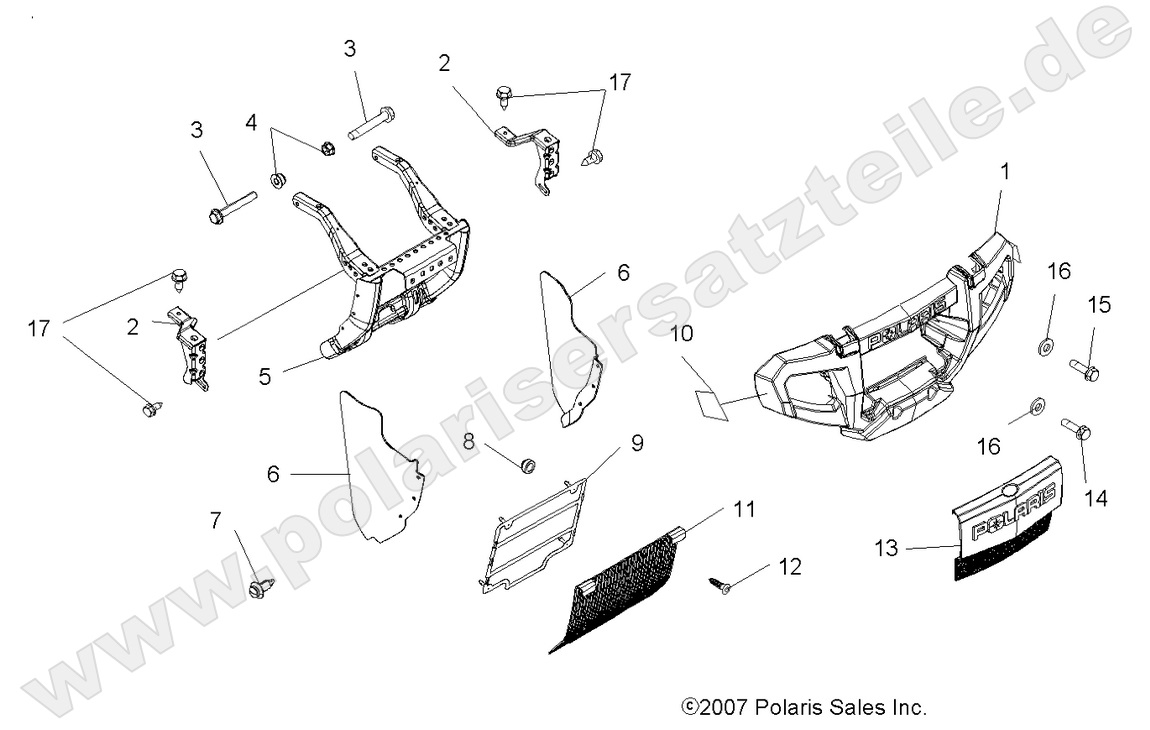 BODY, FRONT BUMPER and MOUNTING BODY, FRONT BUMPER and MOUNTING
