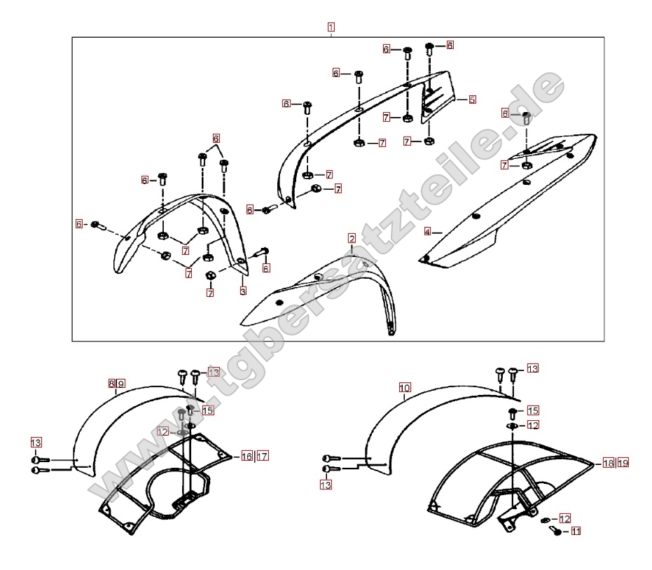 Kotflügelverbreiterung - Kotflügel vorne und hinten