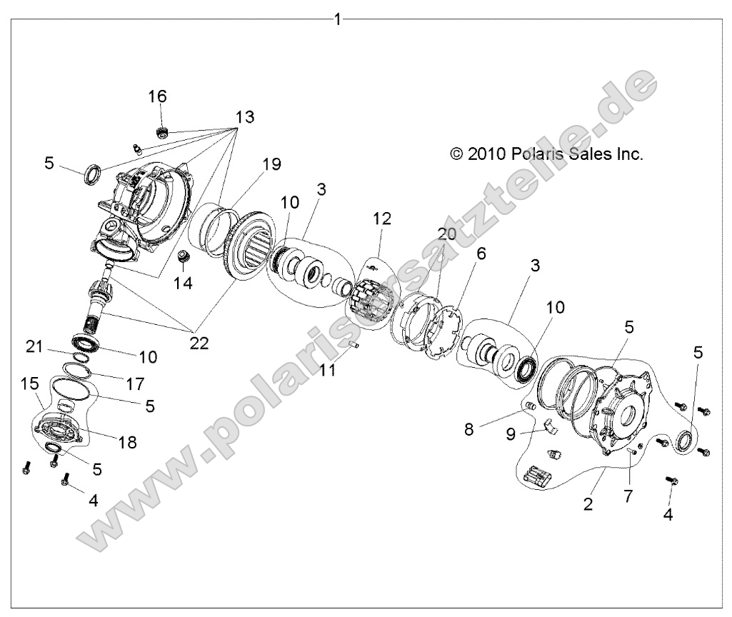 Drive Train, Front Gearcase