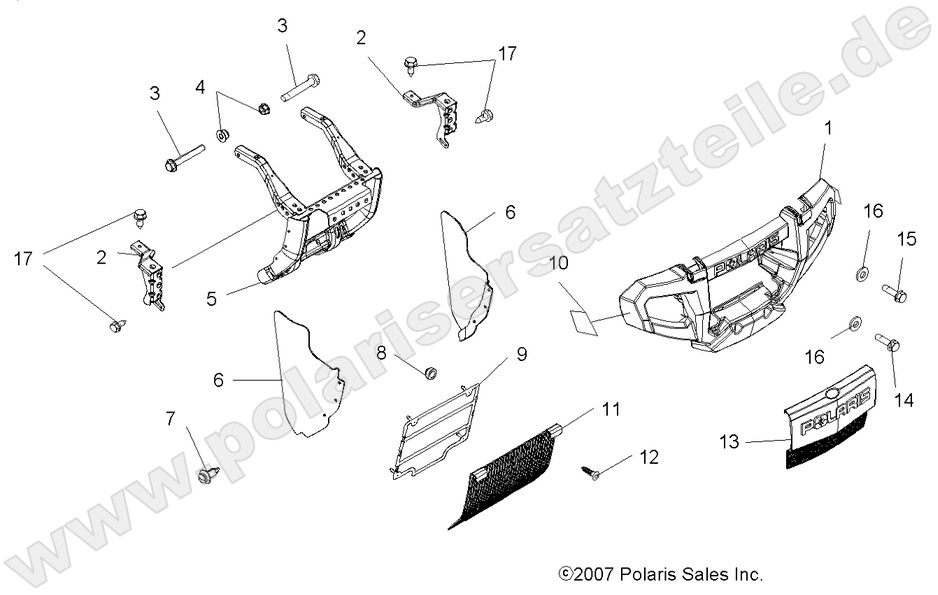 BODY, FRONT BUMPER and MOUNTING BODY, FRONT BUMPER and MOUNTING