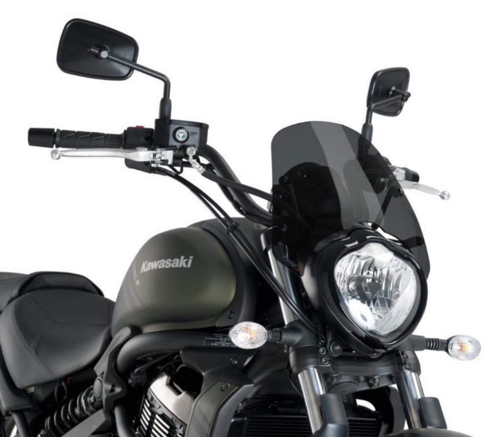 Puig_New_Generation_Verkleidungsscheibe_stark_getoent_Kawasaki_Vulcan_650_2015_ Puig New Generation Sport Windschild stark getönt Kawasaki Vulcan S 650 2015-