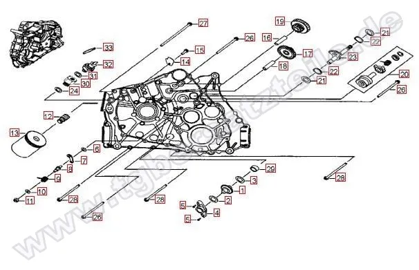 Motorgehäuse links (1)
