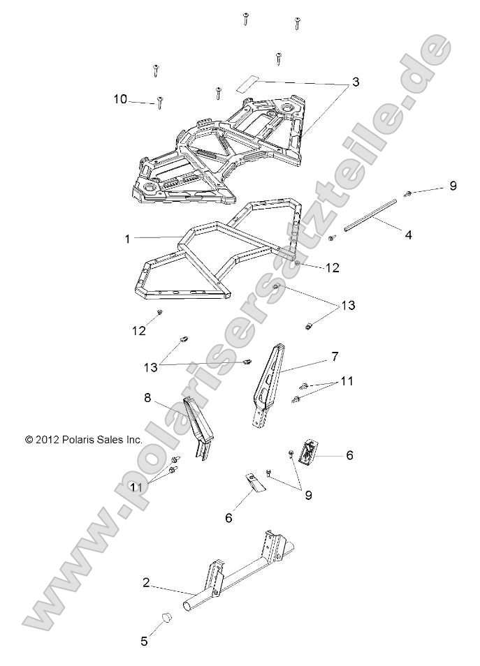 Body, Rear Rack Body, Rear Rack