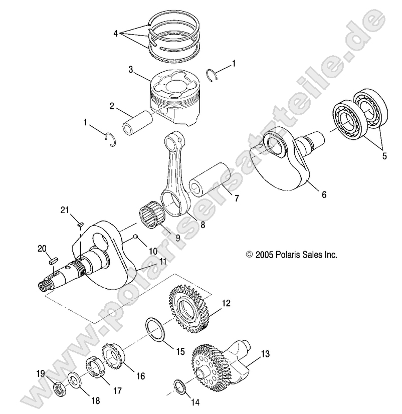 CRANKSHAFT and PISTON CRANKSHAFT and PISTON