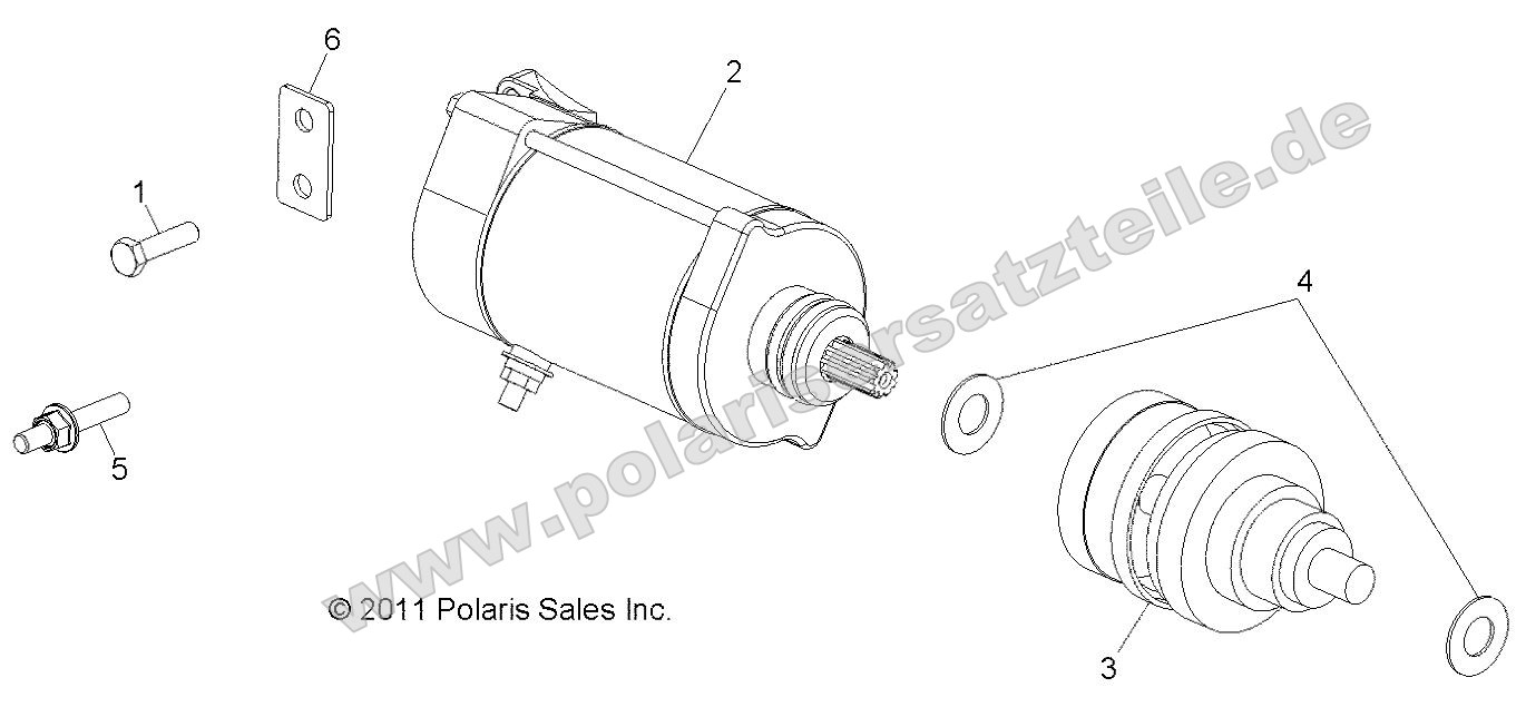 Engine, Starting Motor