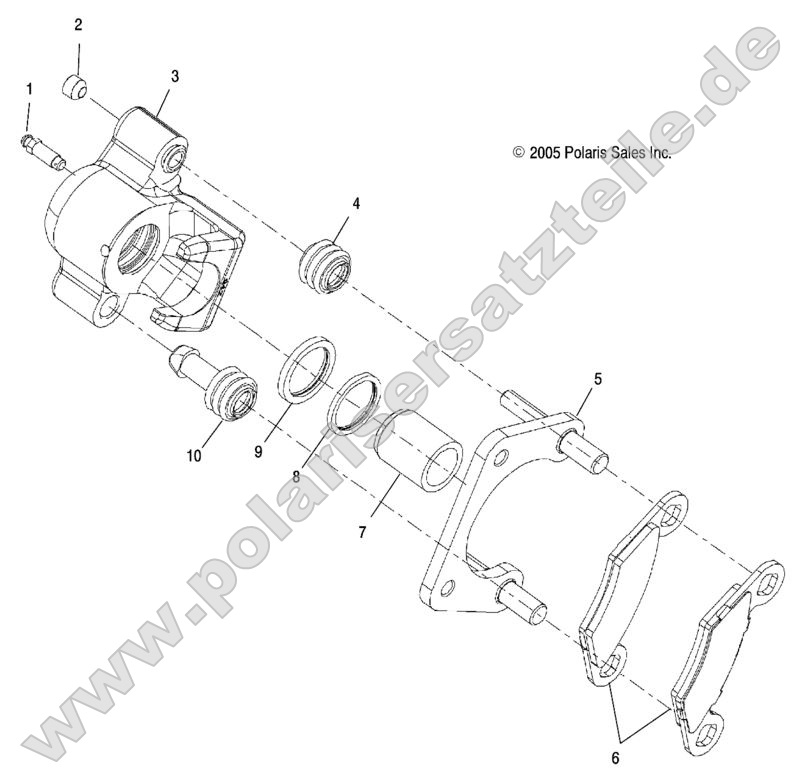 Brakes, Caliper, Rear
