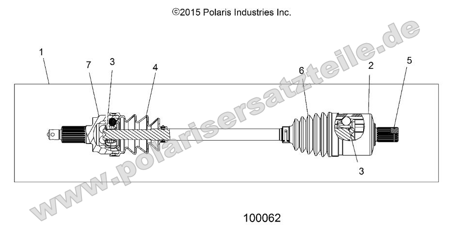 Drive Train, Drive Shaft, Front Drive Train, Drive Shaft, Front