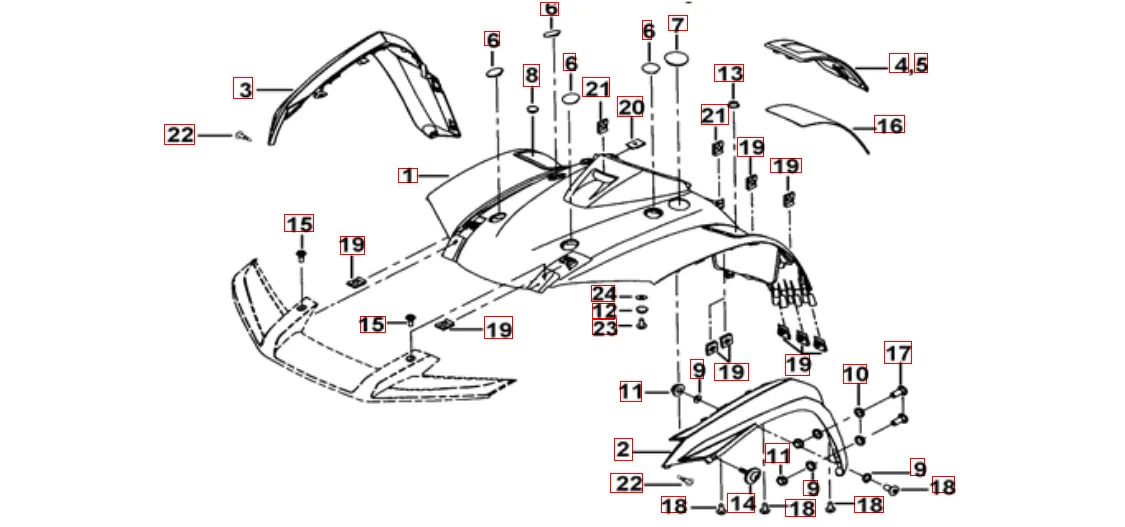 Frontverkleidung Frontverkleidung