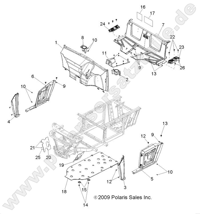 BODY, FLOOR and FENDERS