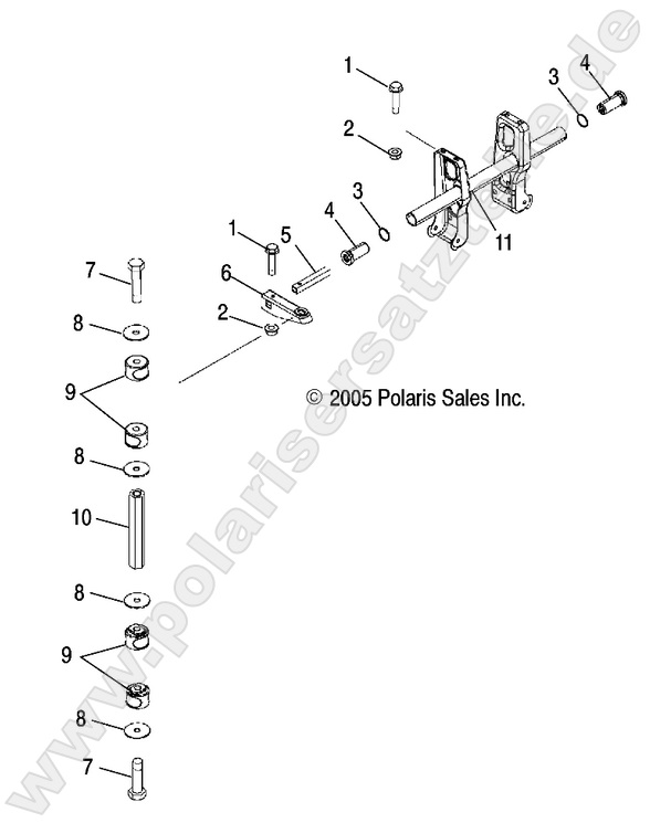 SUSPENSION, TORSION BAR SUSPENSION, TORSION BAR
