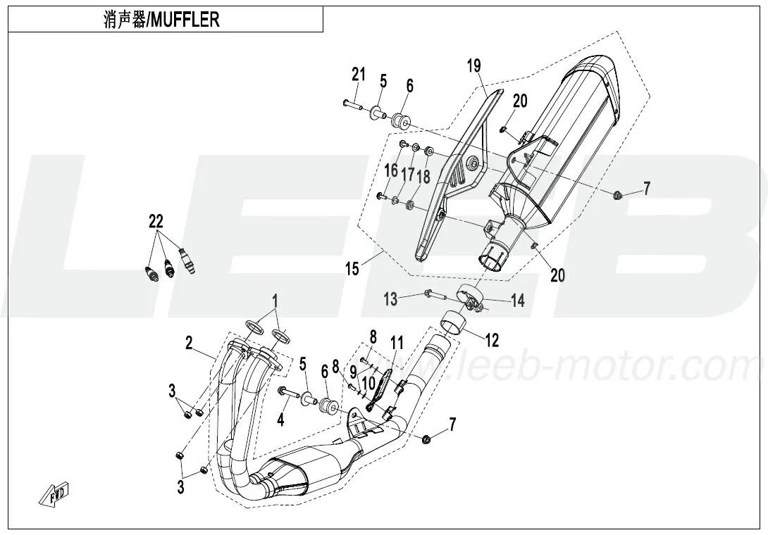 Auspuff / Endschalldämpfer 