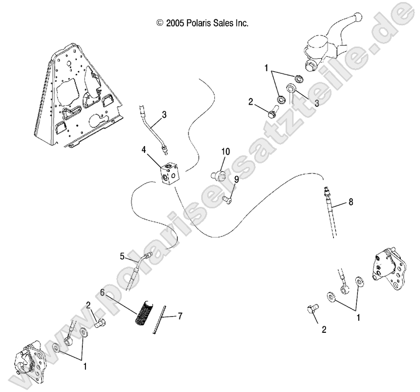 BRAKE LINES, FRONT BRAKE LINES, FRONT