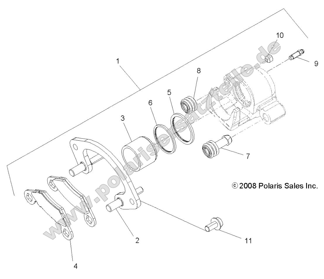 Brakes, Front Caliper Brakes, Front Caliper