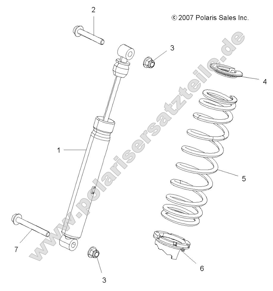 Suspension, Shock, Rear Suspension, Shock, Rear